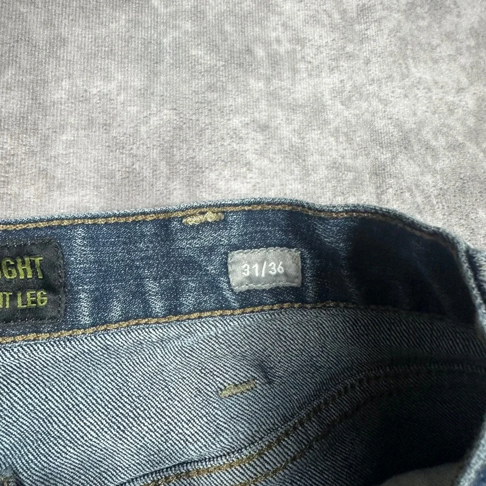 Ariat Rebar M5 Straight Leg Jeans Men 31x36 Medium Wash Durable Workwear Western